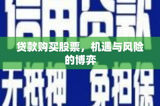 新兴贷款购买股票，机遇与风险的博弈