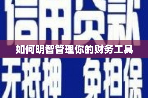 新兴如何明智管理你的财务工具
