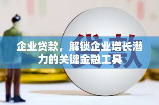 新兴企业贷款，解锁企业增长潜力的关键金融工具