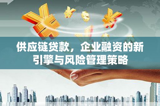 新兴供应链贷款，企业融资的新引擎与风险管理策略