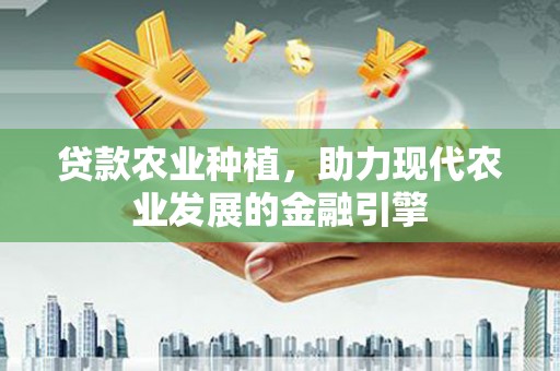 新兴贷款农业种植，助力现代农业发展的金融引擎