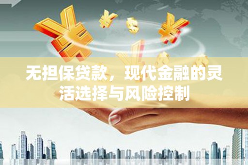 新兴无担保贷款，现代金融的灵活选择与风险控制