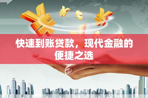 新兴快速到账贷款，现代金融的便捷之选