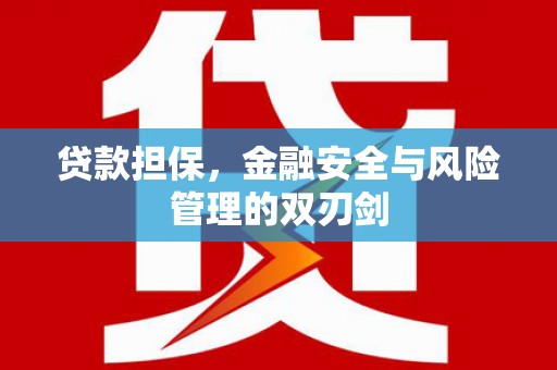 新兴贷款担保，金融安全与风险管理的双刃剑