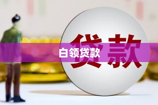 新兴白领贷款
