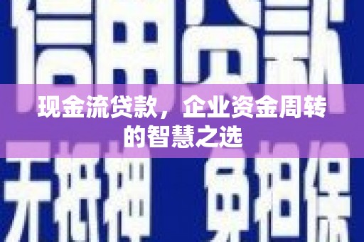 新兴现金流贷款，企业资金周转的智慧之选