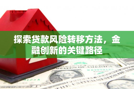 新兴探索贷款风险转移方法，金融创新的关键路径